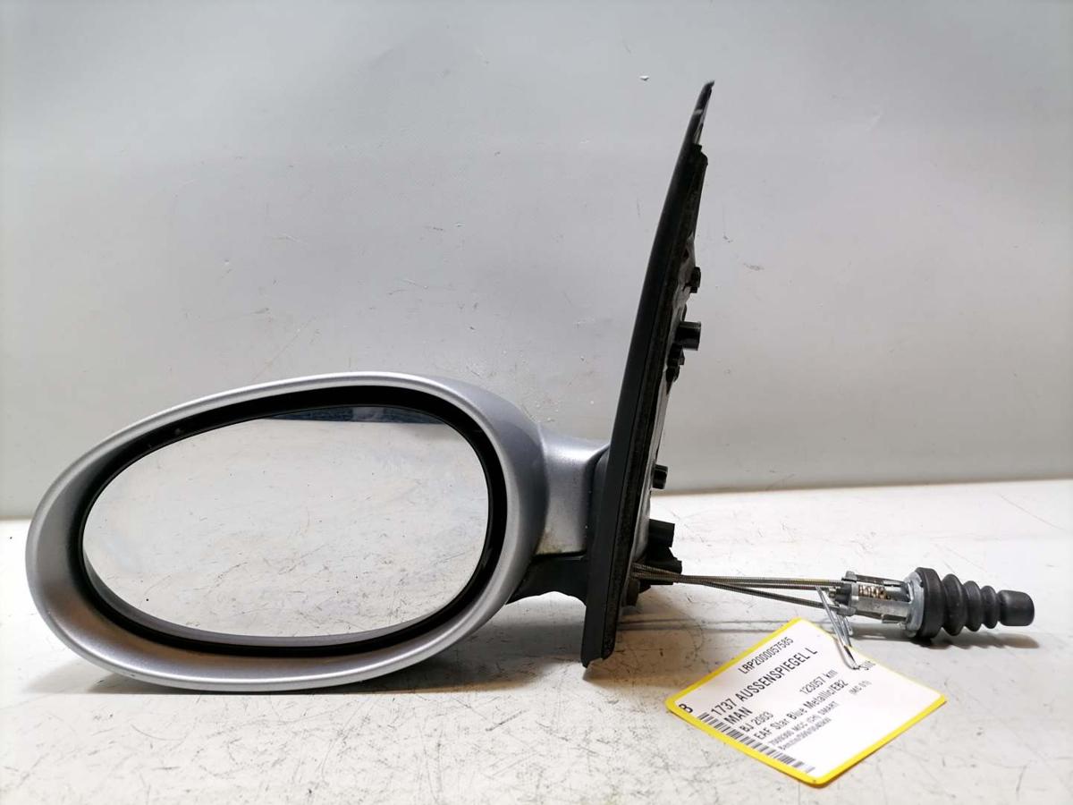 Smart ForTwo Coupe 450 original Au&szlig;enspiegel links EB2 Silber manuell BJ03